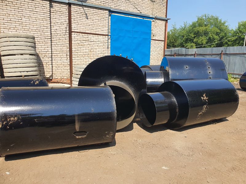 Готовые кессоны с покрытием на площадке